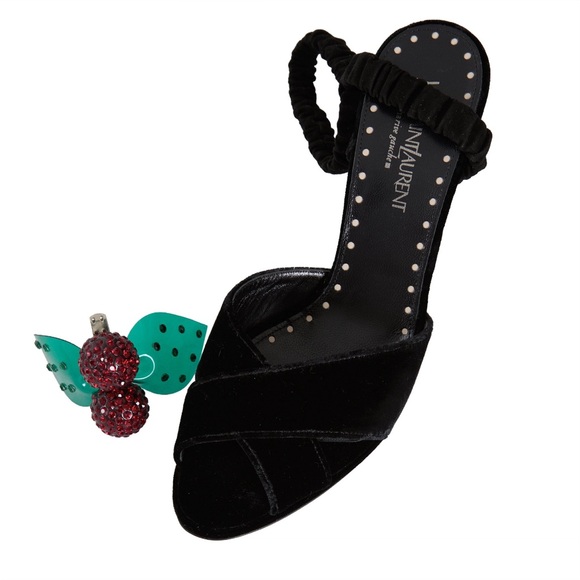 YSL Vintage Cherry Heels - Picture 5 of 8